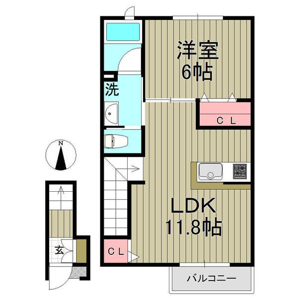ルーチェ鎌倉（202） 間取り図画像