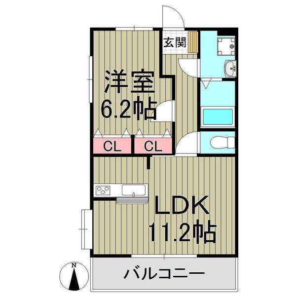 Precious Stage（506） 間取り図画像