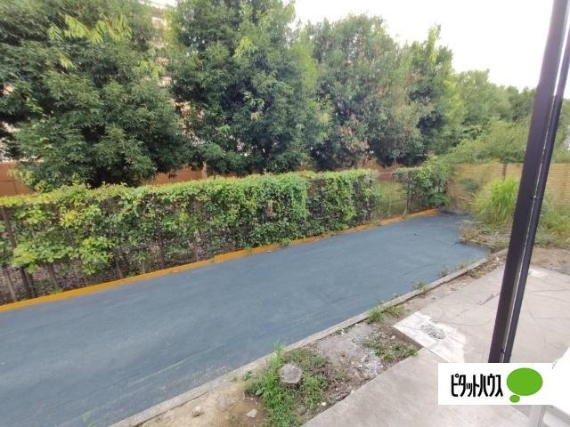 笠間3丁目貸家 庭