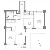 南馬込スカイハイツ 間取り図画像