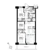 ネオコーポ南馬込 間取り図画像
