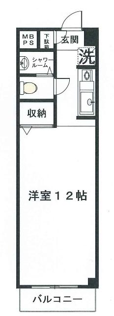 エクシード梶ヶ谷 間取り図画像