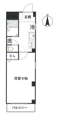 グリーンマンション坂下 間取り図画像