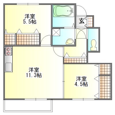 間取図(平面図)