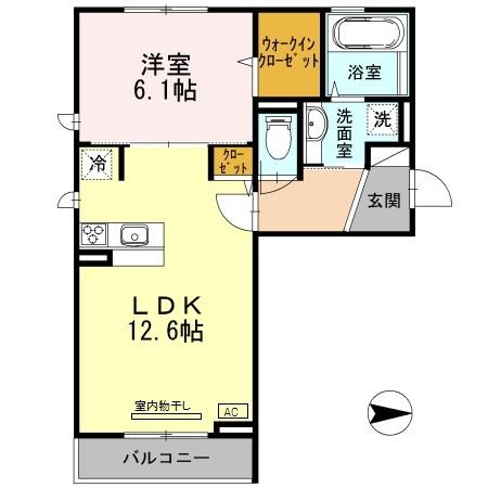 ラフィシア（301） 間取り図画像