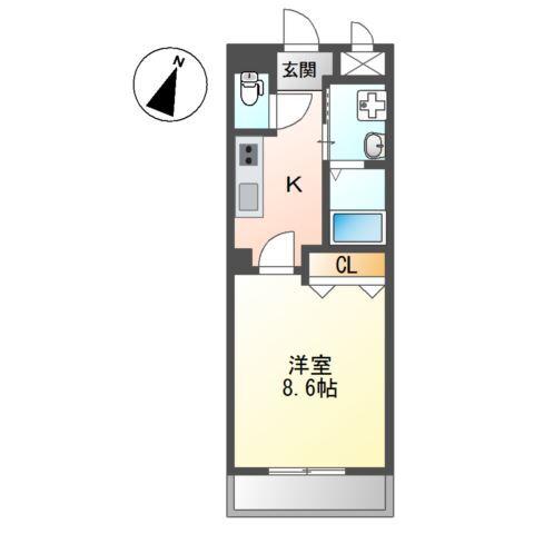 Ａｎ　Ｃｌａｉｒｅ． 間取り図画像