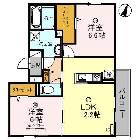 冨士屋　壱番館（201） 間取り図画像