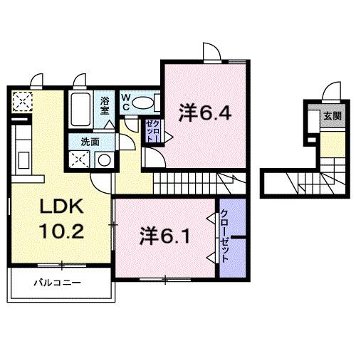 アクティブ　ユウ（202） 間取り図画像