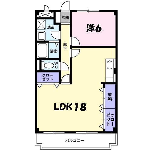 シュロスアリノ（405） 間取り図画像