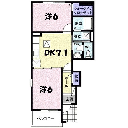サンハイツ北六甲五番館（101） 間取り図画像