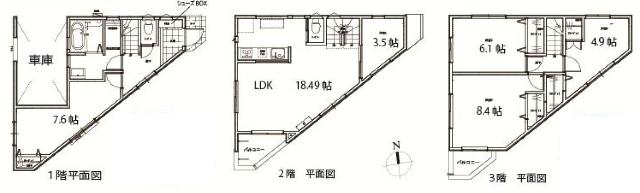 １号棟間取り図