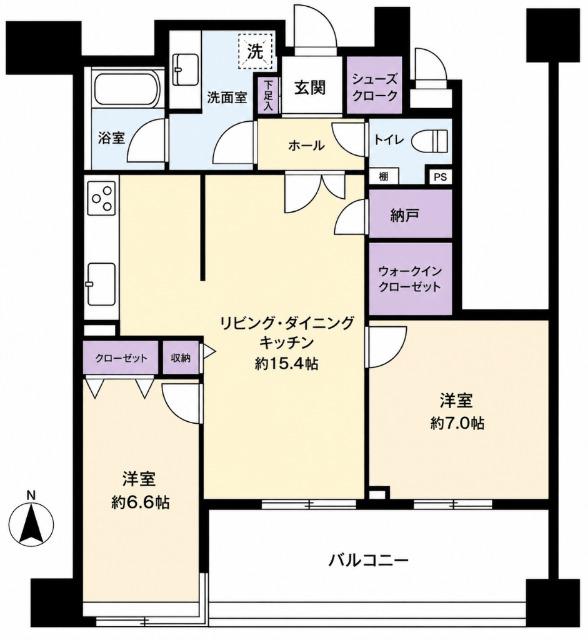 グレンパーク駒場 間取り図画像