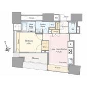 ザ・パークハウス三軒茶屋タワー 間取り図画像