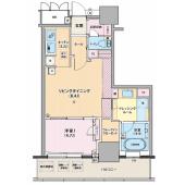 品川タワーフェイス 間取り図画像