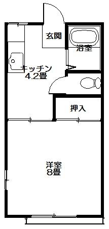 ルネッサ泉 Ｂ棟(泉玉露)　（102） 間取り図画像