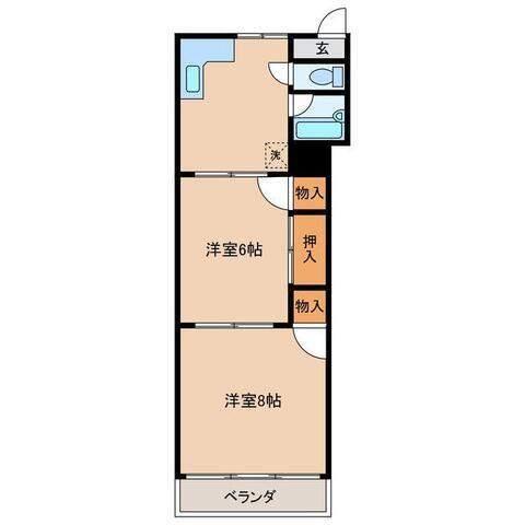 コウシンハイツ（平下平窪）（202） 間取り図画像