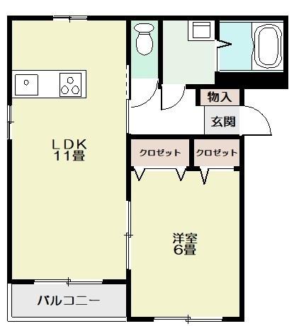 ヒーローマンションM（101） 間取り図画像