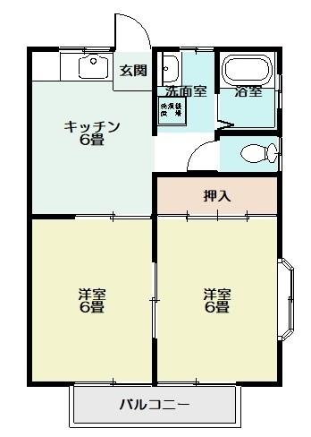 レヂオンス志賀(小名浜岡小名)（203） 間取り図画像