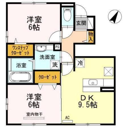 ロイヤルパレス　Ⅱ（102） 間取り図画像