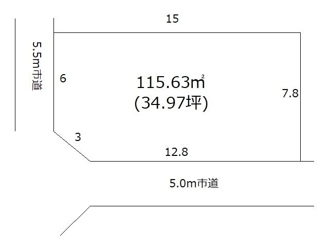 小名浜字元分 区画図