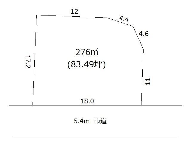 小名浜南富岡字小野作 区画図