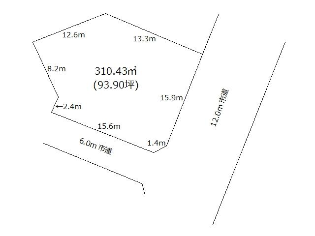 平豊間字柳町 区画図