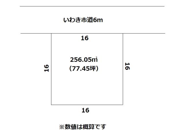 洋向台二丁目A 区画図