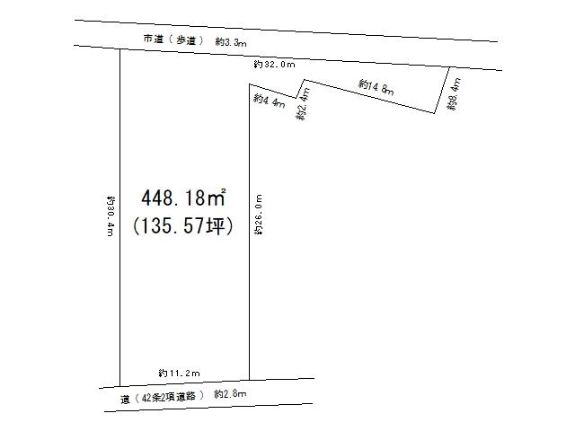 常磐下湯長谷町町下 区画図