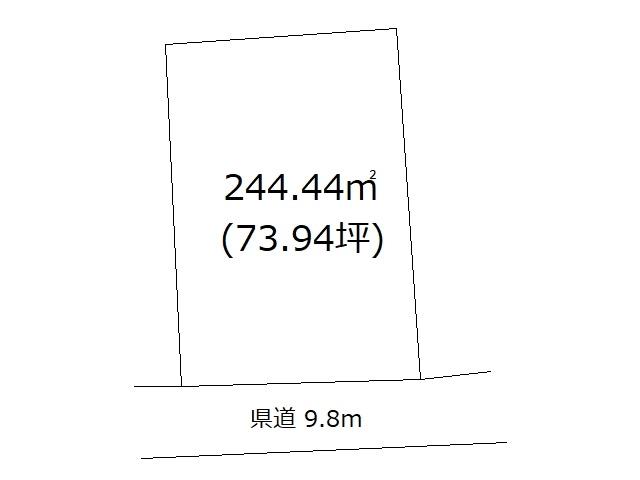 小名浜字田ノ入 区画図