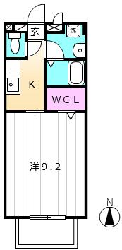ビューテラス　Ｋ（202） 間取り図画像