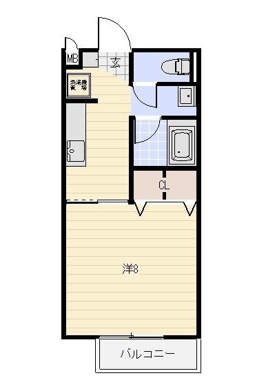 SurplusOne公園のよこ（202） 間取り図画像