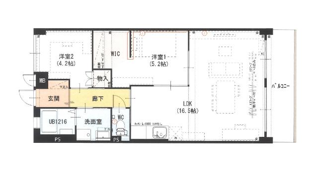  間取り図写真