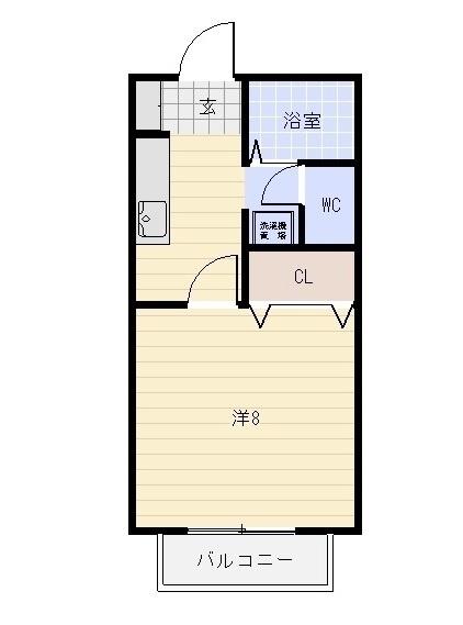 サン・friends安田Ⅱ（202） 間取り図画像