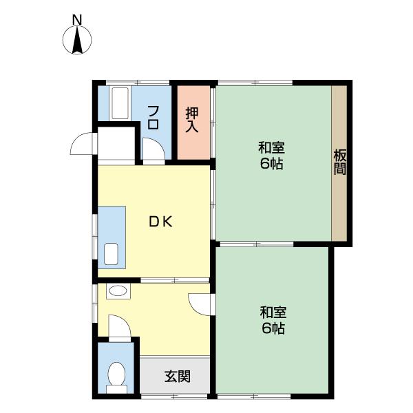 郷中一丁目戸建（minami-2） 間取り図画像