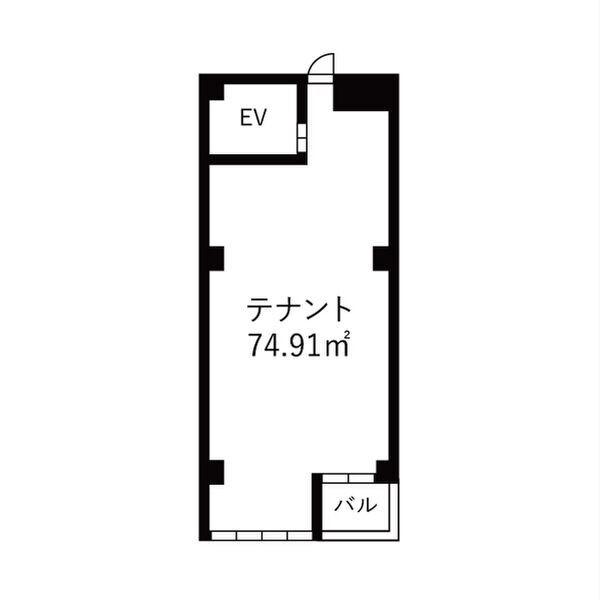 G・P BLDG（5F） 間取り図画像