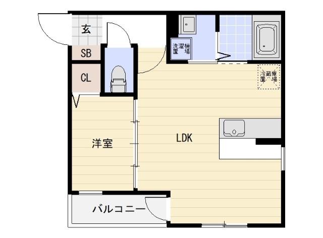 ジュエル小牧（104） 間取り図画像