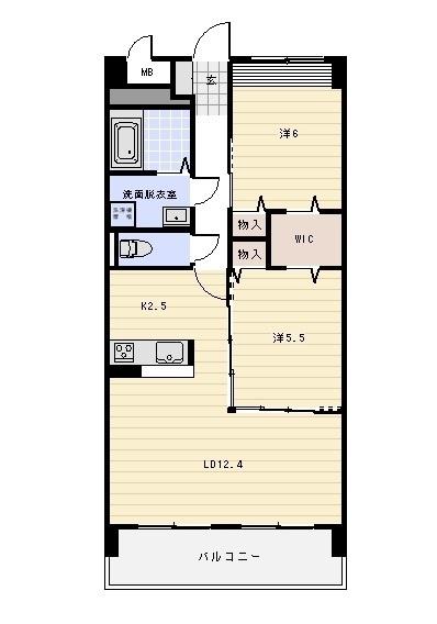Blane d'or（101） 間取り図画像