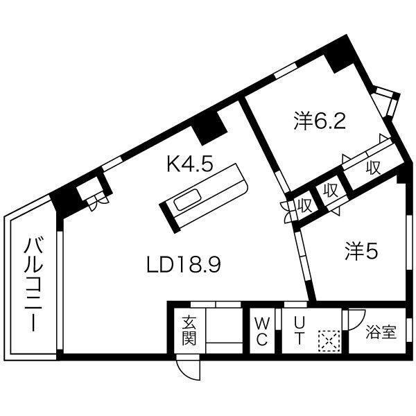 コミュニティガーデンなごや（303） 間取り図画像