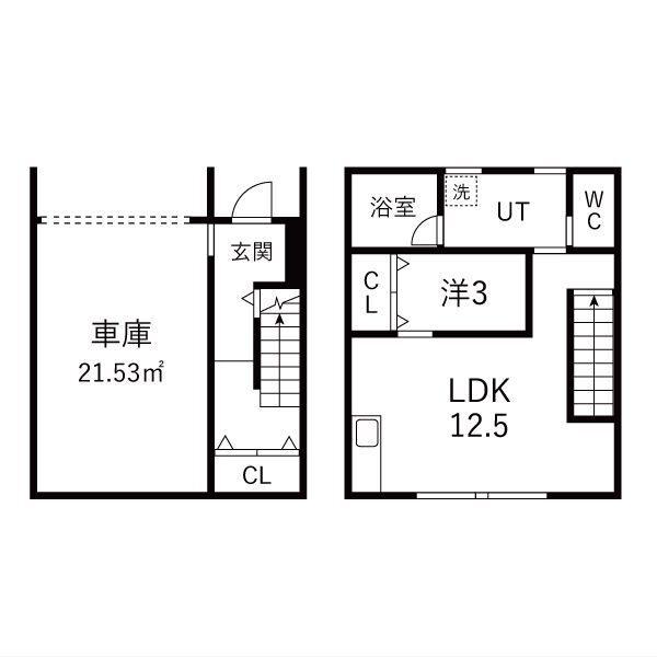 Garage d`Arte（B） 間取り図画像