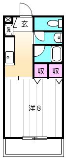 ヒルズ愛（202） 間取り図画像