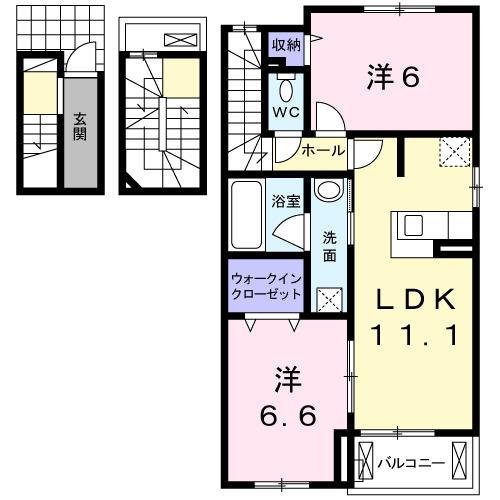 クラリティ（301） 間取り図画像