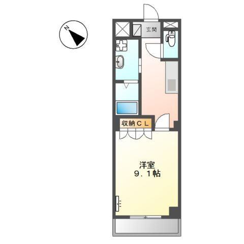 グリーングラス弐番館 間取り図画像