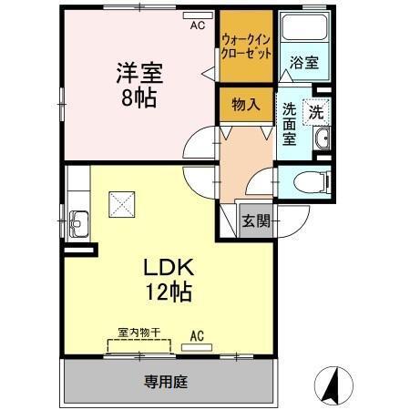 カレーラ（105） 間取り図画像