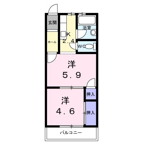 グリーンハイツ肥田（103） 間取り図画像