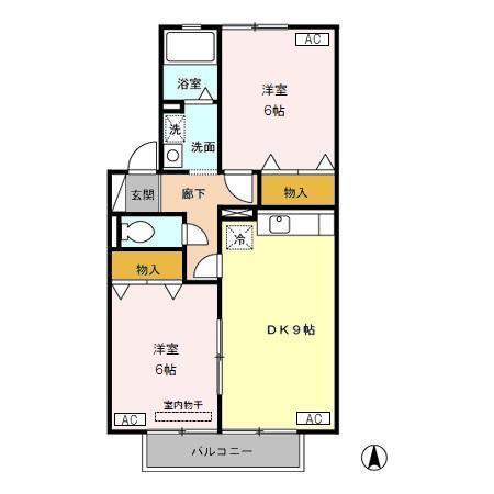 アビタシオン（202） 間取り図画像