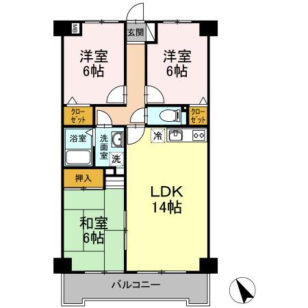 エルセリートオーテ（502） 間取り図画像