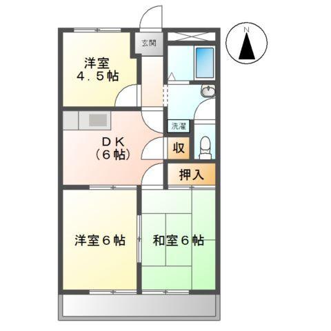 グランドポリス９２ 間取り図画像