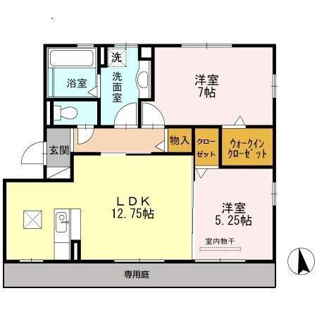 フォレスタ　Ａ（101） 間取り図画像