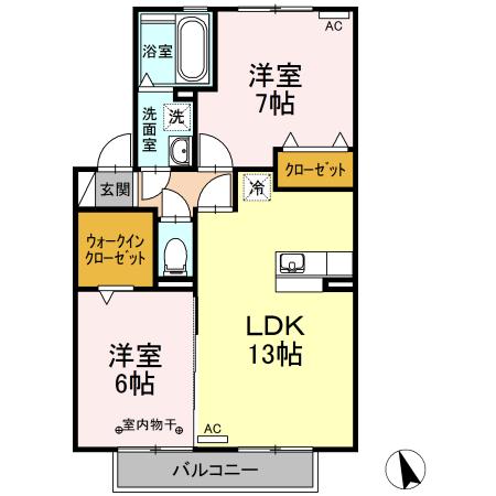 Ｓｕｎｎｙ　Ｔｅｒｒａｃｅ　Ⅰ（203） 間取り図画像