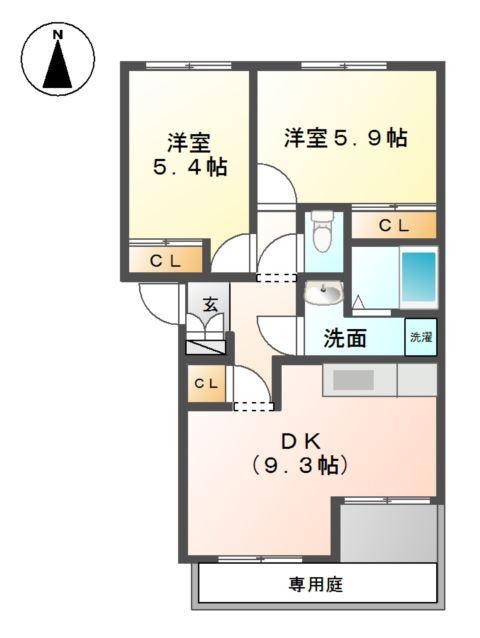 メモリアルパレス岩倉 間取り図画像